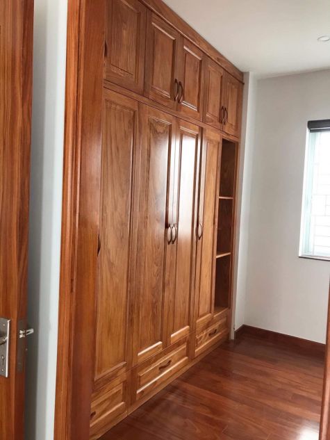 Tủ quần áo đụng trần gỗ gõ đỏ và xoan đào TAGDX20