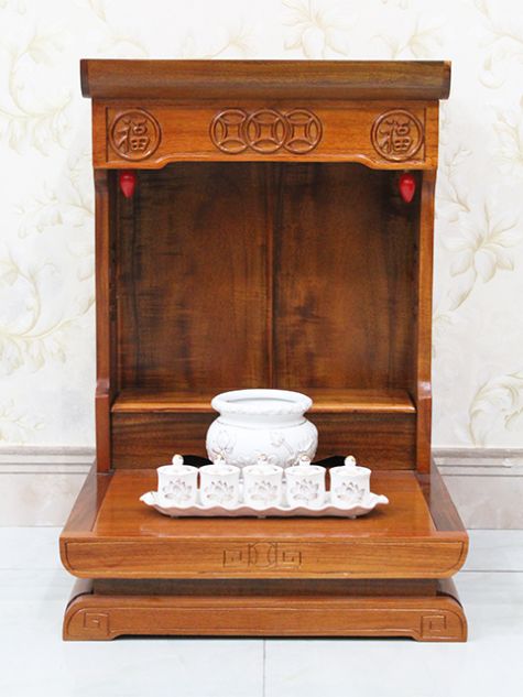 BÀN THỜ ÔNG ĐỊA GỖ TRÀM ĐƠN GIẢN ODT10