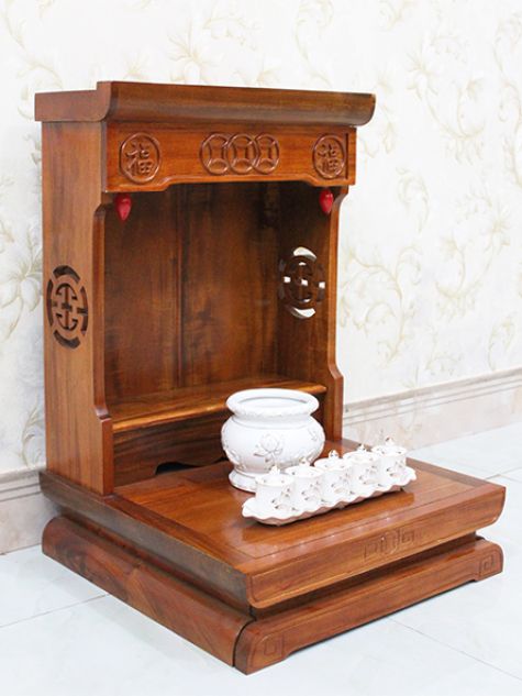 BÀN THỜ ÔNG ĐỊA GỖ TRÀM ĐƠN GIẢN ODT10