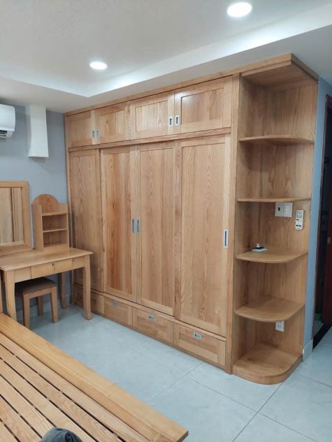 Tủ quần áo gỗ sồi TAS61