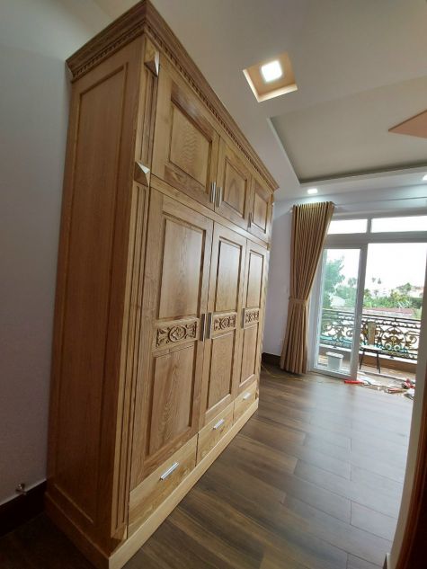 Tủ quần áo gỗ sồi TAS60
