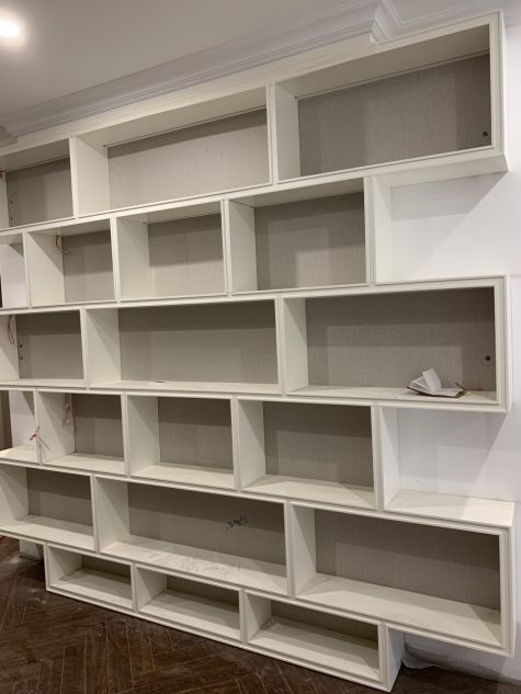 Tủ quần áo gỗ sồi sơn trắng TAS24