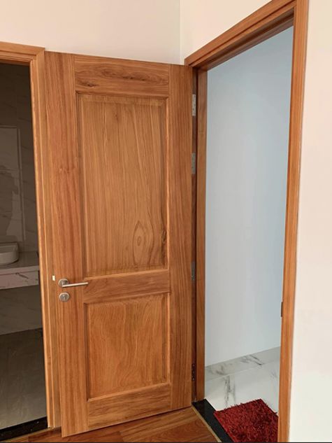 Cửa gỗ tự nhiên 1 cánh mẫu CG51