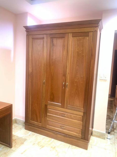 Tủ quần áo gỗ xoan đào TAXD05