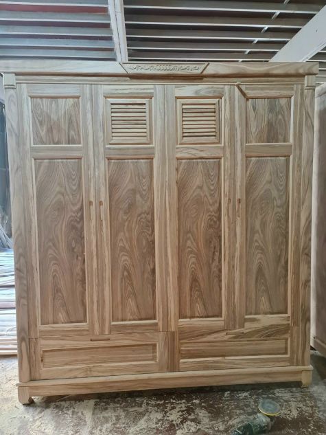 Tủ quần áo gỗ Đinh Hương Xám TADH02
