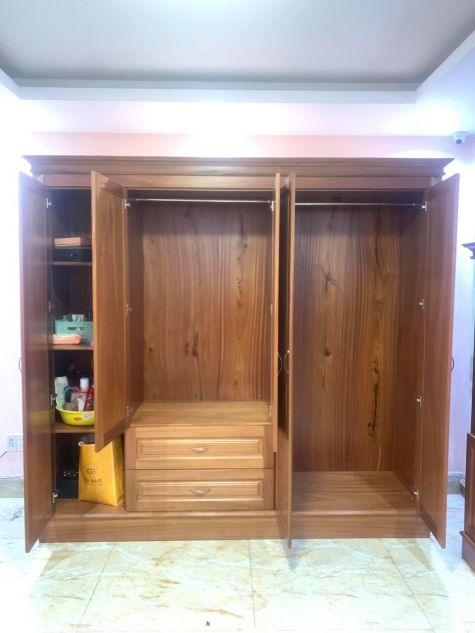 Tủ quần áo gỗ xoan đào TAXD06