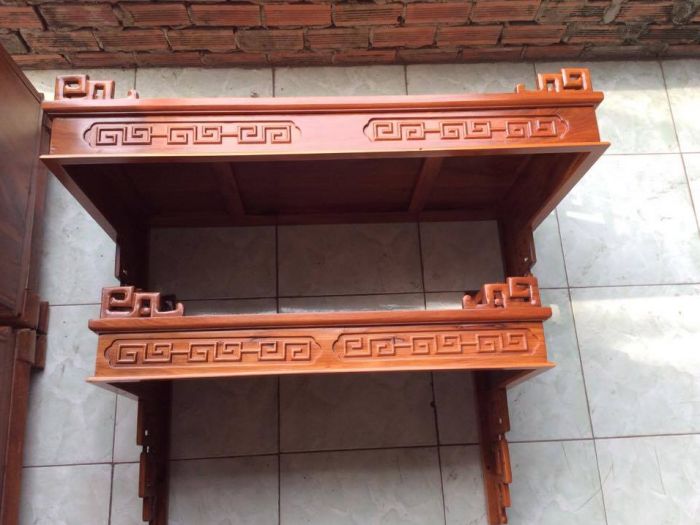 Bàn thờ treo tường gỗ tràm 88 x 48